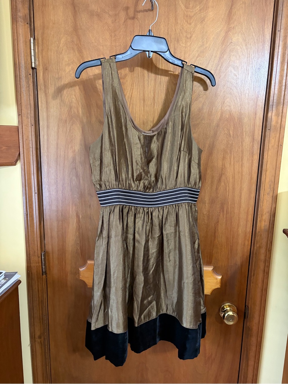Darling Brown Satin-Lined Top with Label